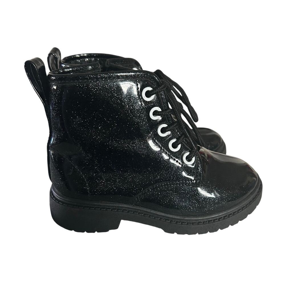 Toddler Girls Glitter Sparkle Boots Size 10T